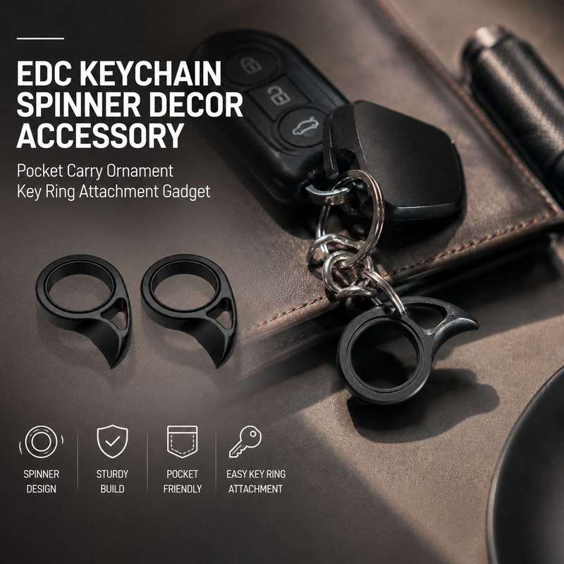 Edc Carry Accessories - EDC-брелок-спиннер, декоративный аксессуар, карманный орнамент, кольцо
