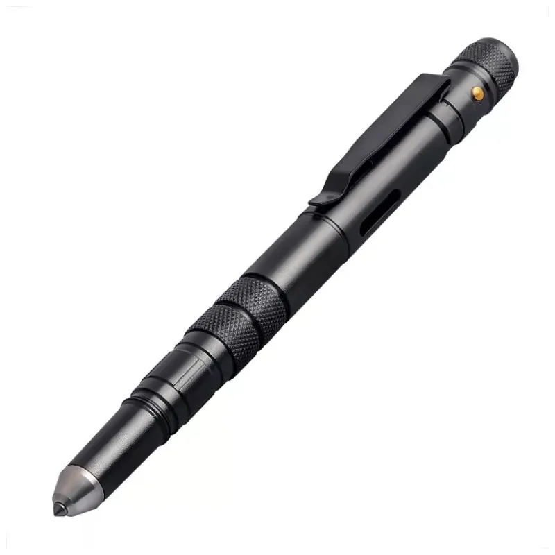Pen Tactical Glass - Портативная многофункциональная тактическая ручка 4-в-1, тактическая