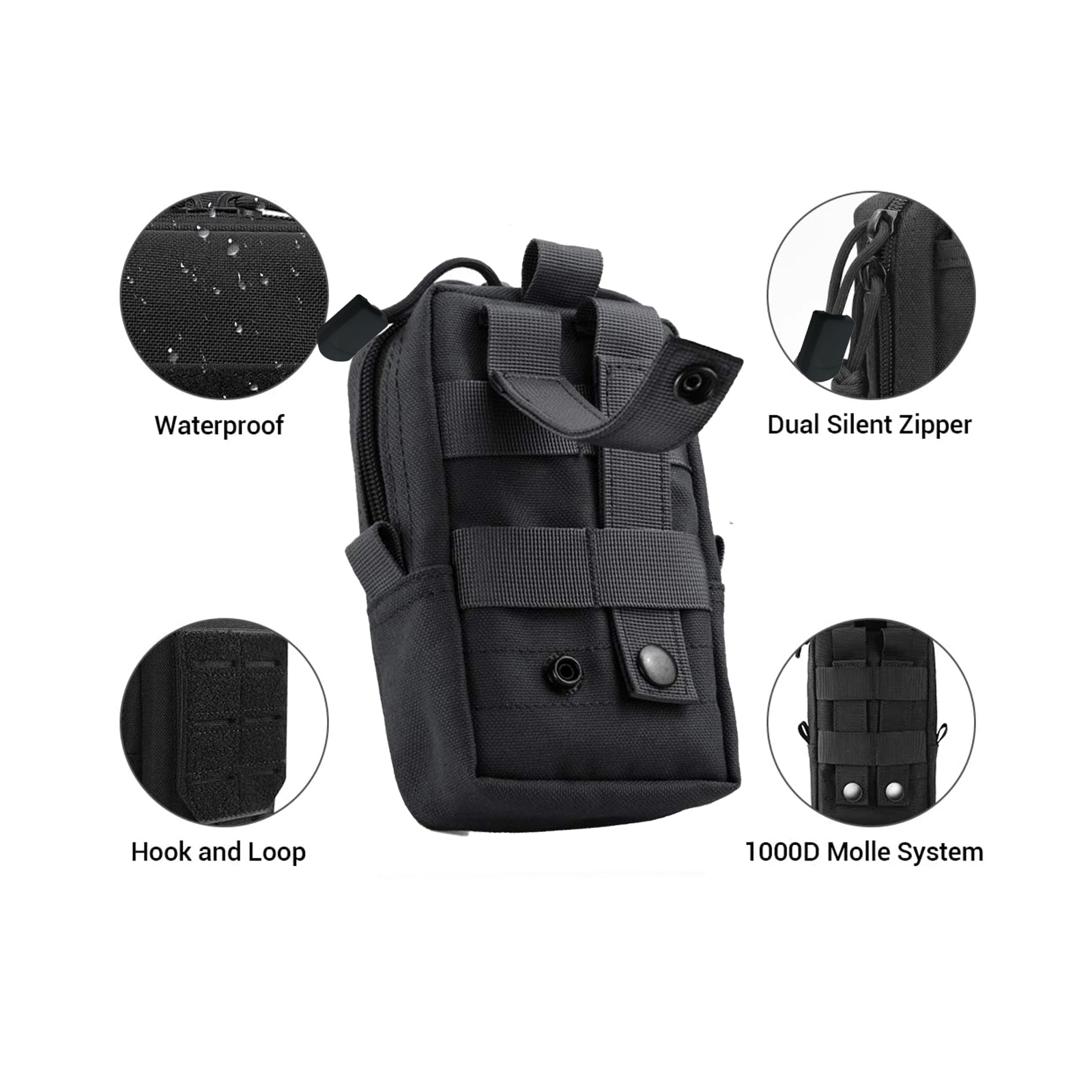 Тактический чехол Molle, поясн – обзор и цена Edc Carry Pouch