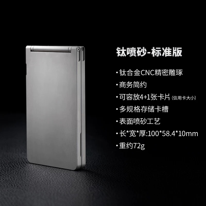 Тонкий держатель для карт Tita – обзор и цена Wallet Slim Titanium