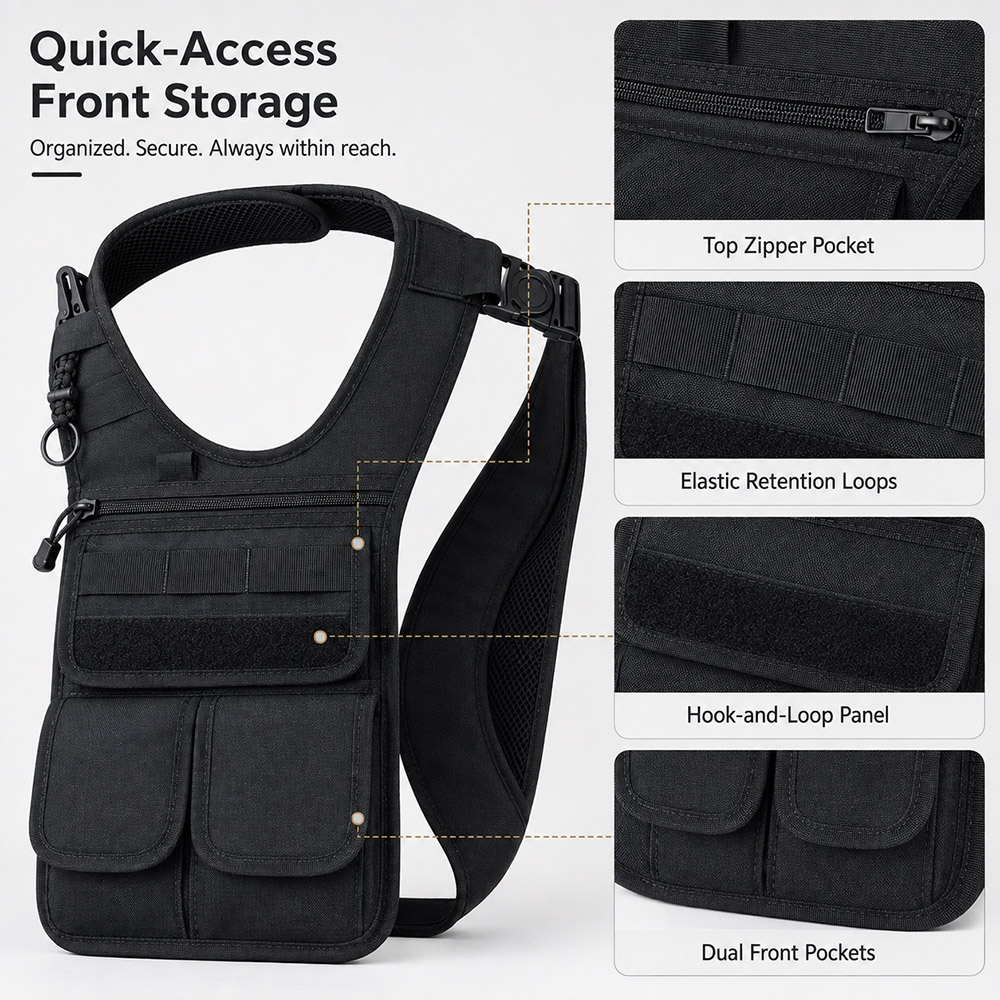 Тактическая скрытая сумка для  – обзор и цена Edc Daily Carry